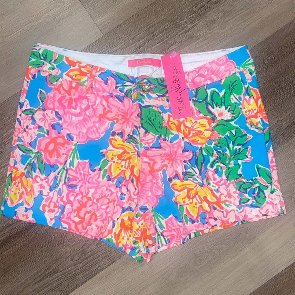 Sold NWT Callahan knit Lilly Pulitzer short Rose to the Occasion